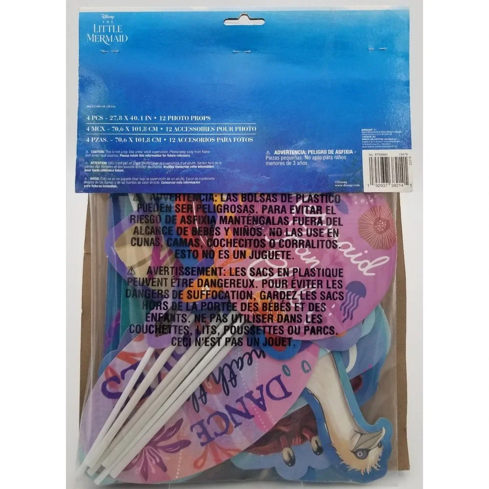 THE LITTLE MERMAID Beyond the Sea SCENE SETTER WITH PROPS (12) Party Hanging